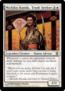 Michiko Konda, Truth Seeker Saviors of Kamigawa